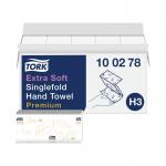 Tork Singlefold Hand Towel H3 White 200 Sheets (Pack of 15) 100278 SCA44725