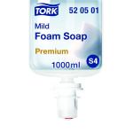 Tork Mild Foam Soap S4 Refill 1 Litre (Pack of 6) 520501 SCA50752