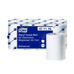 Tork Hand Towel Roll 1-Ply White For Electronic Dispenser (Pack of 6) 471116 SCA55078