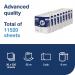 Tork T4 Conventional Toilet Paper Roll Advanced 2-Ply White 320 Sheets (Pack of 36) 100320 SCA55215