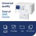 Tork Xpress Universal Multifold Hand Towel H2 1-Ply White 250 Sheets (Pack of 12) 471074 SCA55282