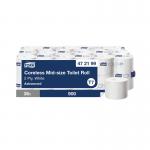 Tork T7 Coreless Mid-Size Toilet Roll Advanced 2-Ply White 900 Sheets (Pack of 36) 472199 SCA55292