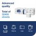 Tork T7 Coreless Mid-Size Toilet Roll Advanced 2-Ply White 900 Sheets (Pack of 36) 472199 SCA55292