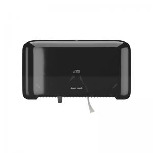 Tork OptiServe Coreless 2-Roll Toilet Roll Dispenser Black 558068