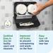 Tork OptiServe Coreless 2-Roll Toilet Roll Dispenser Black 558068 SCA56269