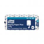 Tork Mini Centrefeed Roll 2-Ply 75m White (Pack of 12) 101230 SCA70079