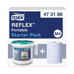 Tork Reflex Portable Dispenser and Roll Starter Pack 473188 SCA73094