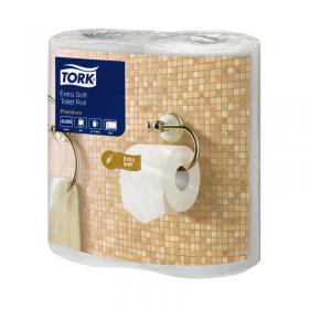 Tork Extra Soft Toilet Roll White 200 Sheet 2-Ply (Pack of 40) 120240 SCA75354