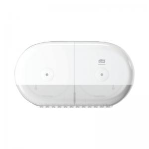 Tork T9 SmartOne Twin Mini Toilet Paper Dispenser White 682000