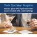Tork Cocktail Napkins 2-Ply White (Pack of 200) 477534 SCA77312