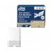 The image shows a pack of Tork Xpress Soft 2-Ply Hand Towels in a natural color. The pack contains 3780 sheets and comes with a FOC dispenser. The towels are neatly folded and ready for use.