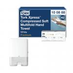 Tork Xpress Compressed Soft Multifold Hand Towel 2040 Sheets + FOC Dispenser SCA801013