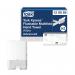 The Tork Hand Towels Tork Xpress Flushable Multifold Hand Towel is neatly folded in a stack, with 4200 sheets in total. The accompanying dispenser is included for convenience.