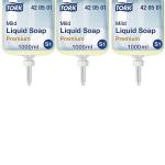 Tork Mild Hand Washing Liquid Soap 6x1L Light Yellow Buy 2 get 1 FOC SCA80105