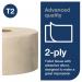 Tork Mini Jumbo 2-Ply Toilet Roll Advanced 170m Natural (Pack of 12) 120377 SCA84827