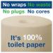 Tork Coreless Mid 2-Ply Toilet Roll Advanced Natural (Pack of 36) 471255 SCA84836