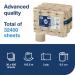 Tork Coreless Mid 2-Ply Toilet Roll Advanced Natural (Pack of 36) 471255 SCA84836