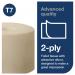 Tork Coreless Mid 2-Ply Toilet Roll Advanced Natural (Pack of 36) 471255 SCA84836