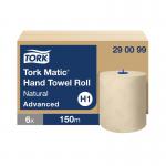 Tork Matic Paper Hand Towel Roll Natural (Pack of 6) 290099 SCA84875