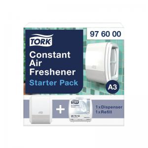 Tork Starter Pack Constant Air Freshener White 976000 SCA88913