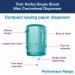 Tork Reflex M3 Mini Centrefeed Dispenser Turquoise 473167 SCA95412