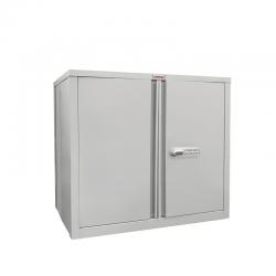 Phoenix SCF Series SCF0891GGE 2 Door 1 Shelf Steel Storage Foldable Cupboard in Grey with Electronic Lock SCF0891GGE