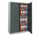 Phoenix SCL Series SCL1491GAE 2 Door 3 Shelf Steel Storage Cupboard Grey Body & Anthracite Grey Doors with Electronic Lock SCL1491GAE