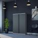 Phoenix SCL Series SCL1491GAK 2 Door 3 Shelf Steel Storage Cupboard Grey Body & Anthracite Grey Doors with Key Lock SCL1491GAK