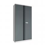 Phoenix SCL Series SCL1891GAE 2 Door 4 Shelf Steel Storage Cupboard Grey Body & Anthracite Doors with Electronic Lock SCL1891GAE