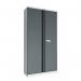Phoenix SCL Series SCL1891GAE 2 Door 4 Shelf Steel Storage Cupboard Grey Body & Anthracite Doors with Electronic Lock SCL1891GAE