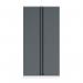 Phoenix SCL Series SCL1891GAK 2 Door 4 Shelf Steel Storage Cupboard Grey Body & Anthracite Grey Doors with Key Lock SCL1891GAK