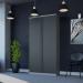 Phoenix SCL Series SCL1891GAK 2 Door 4 Shelf Steel Storage Cupboard Grey Body & Anthracite Grey Doors with Key Lock SCL1891GAK