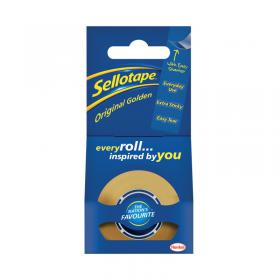 Sellotape Original Golden Tape 18mm x 25m (8 Pack) 1569069 SE04993