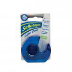 Sellotape Super Clear Tape Dispenser + Roll 18mmx15m (Pack of 6) 1765966 SE05017