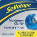 Sellotape Super Clear Tape Dispenser + Roll 18mmx15m (Pack of 6) 1765966 SE05017