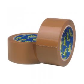 Sellotape Polypropylene Packaging Tape 50mmx66m Brown (Pack of 6) 1445172 SE2456