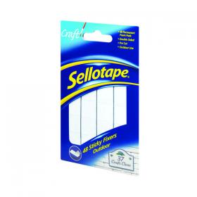 Sellotape Sticky Fixers Outdoor 20mm x 20mm (48 Pack) 783895 SE3792
