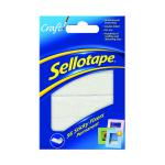 Sellotape Sticky Fixers Permanent 12mmx25mm (Pack of 56) 1445423 SE37984