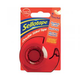 Sellotape Double Sided Tape and Dispenser 15mm x 5m 1766008 SE4275