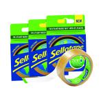 Sellotape Zero Plastic 24mmx30m 3 For 2 SE810859