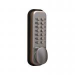 Lockit Mechanical Push Button Digital Lock Chrome DXLOCKITHB/C SEC09153