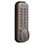 Lockit Mechanical Push Button Digital Lock Chrome DXLOCKITHB/C SEC09153