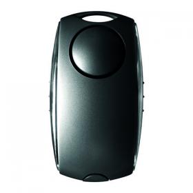 Securikey Personal Alarm Black /Silver (Activate by pushing the sides 120dB siren) PAECABlack SEC16070