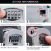 Master Lock Select Access 4-Digit Combination Lock Key Storage Unit 5401D SEC92238