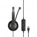 Epos Impact SC 60 USB ML Wired Binaural Headset with Easy Disconnect BlackSilver 1000551 SEN00352