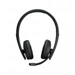 Epos Sennheiser Adapt 261 Bluetooth Wireless Binaural Headset with USB Dongle Black 1000897 SEN00698