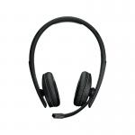 Sennheiser Epos Adapt 261 Bluetooth Wireless Binaural Headset with USB Dongle Black 1000897 SEN00698