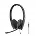 Sennheiser SC165 3.5mm Binaural Headset Black 508319 SEN40825