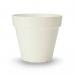 Tabletop Monstera Monkey Matte White Planter LLRMOM340RDYWH SF1000743