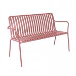 Lark Two Seater Bench Aluminium Brick Dust 1043434ND SF1041021